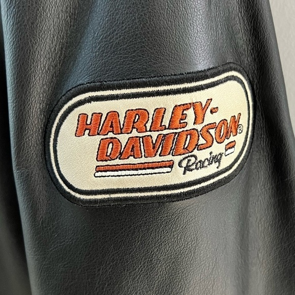Woman’s Harley Davidson premium leather moto jacket. LIKE NEW. Size W1 - Picture 5 of 16